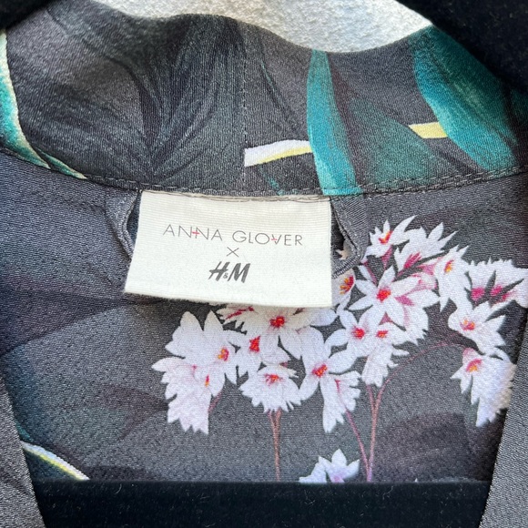 ANNA GLOVER x H&M Printed Crepe Kimono - Picture 4 of 5